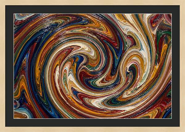 Vibrant Whirls Of Expression