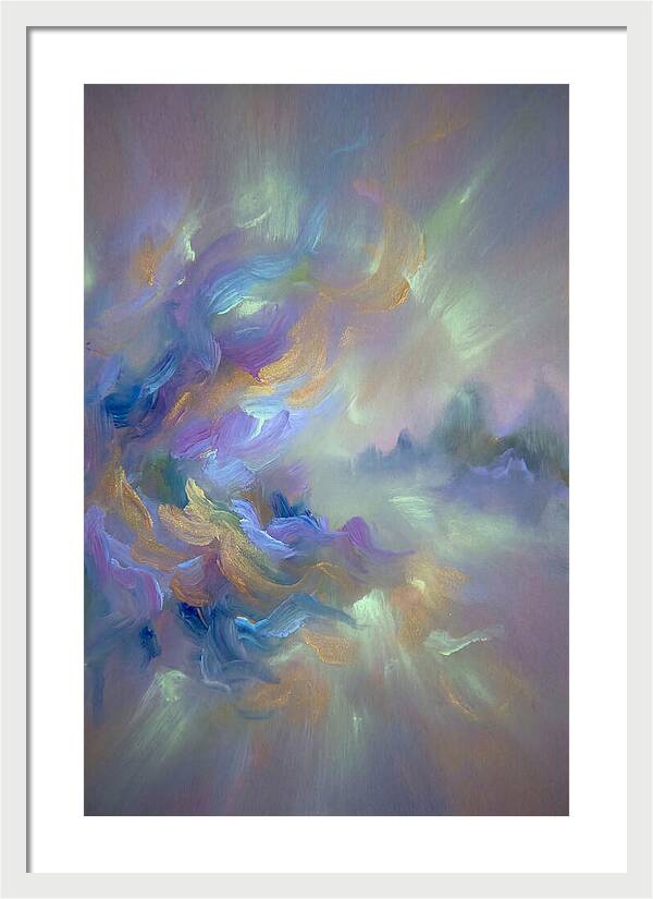 Vibrant Whirls Of Light