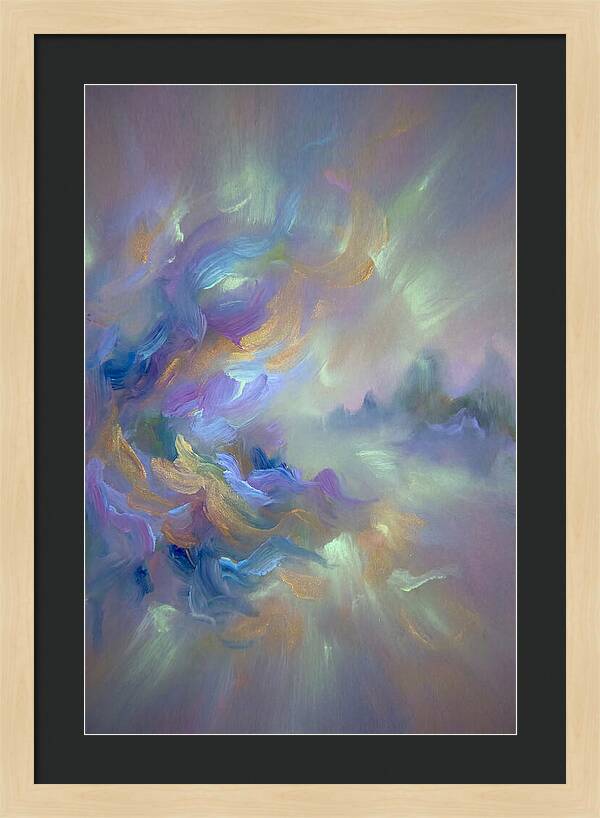 Vibrant Whirls Of Light