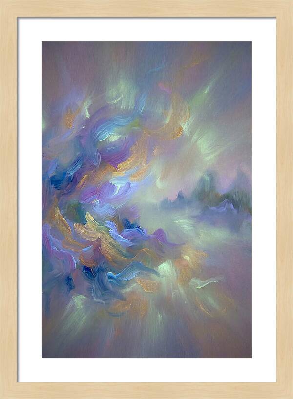Vibrant Whirls Of Light