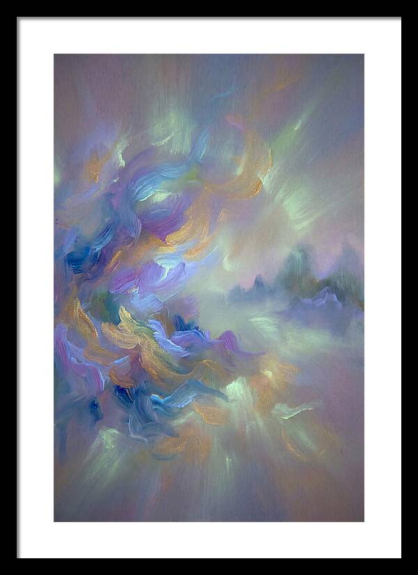 Vibrant Whirls Of Light