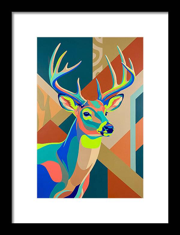 Vibrant Whitetailed Deer Portrait