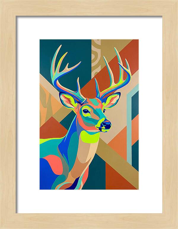 Vibrant Whitetailed Deer Portrait