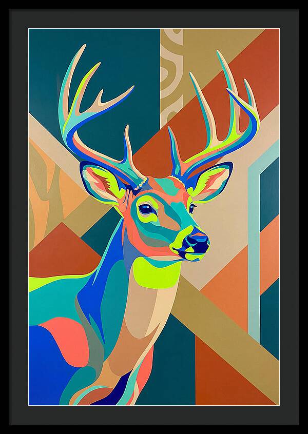 Vibrant Whitetailed Deer Portrait