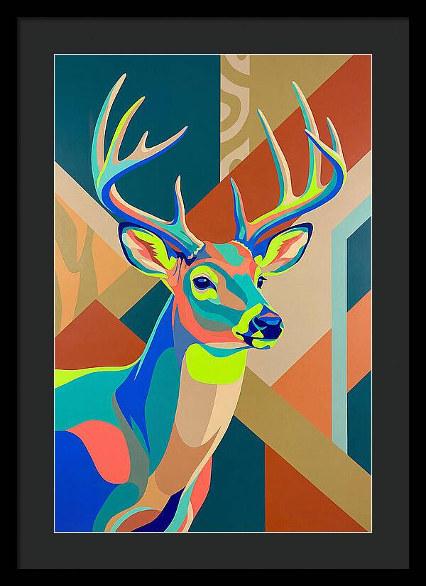 Vibrant Whitetailed Deer Portrait