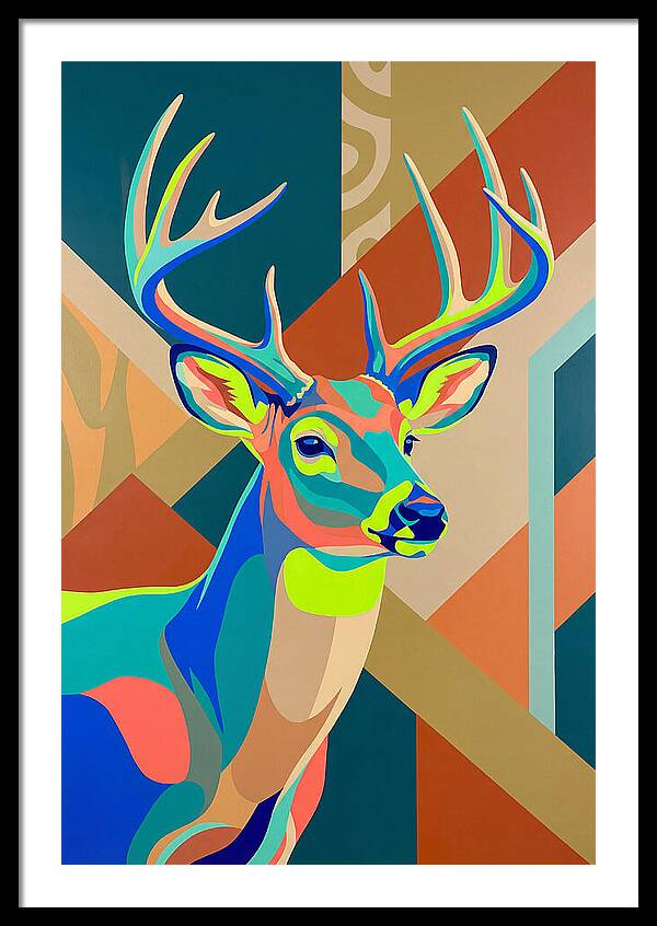 Vibrant Whitetailed Deer Portrait
