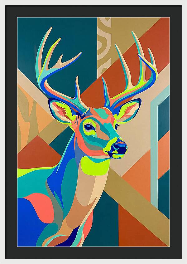 Vibrant Whitetailed Deer Portrait
