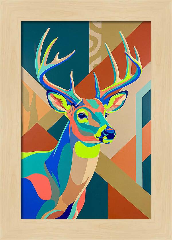 Vibrant Whitetailed Deer Portrait