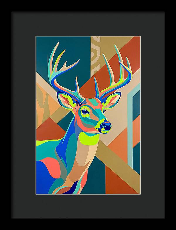 Vibrant Whitetailed Deer Portrait