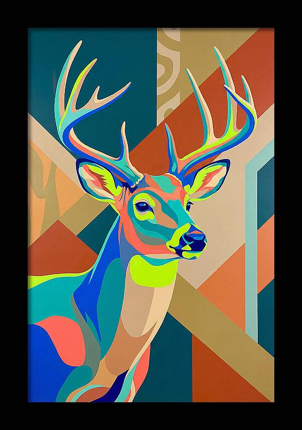 Vibrant Whitetailed Deer Portrait