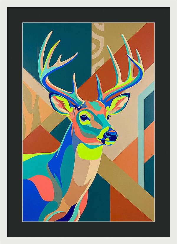 Vibrant Whitetailed Deer Portrait