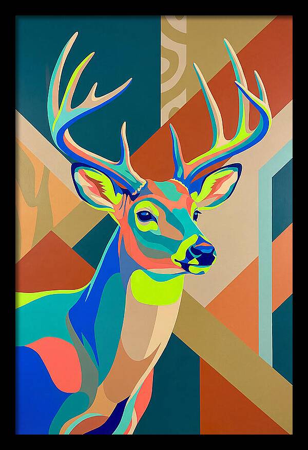 Vibrant Whitetailed Deer Portrait