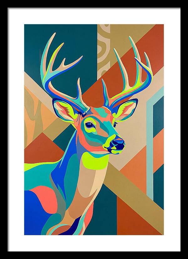 Vibrant Whitetailed Deer Portrait