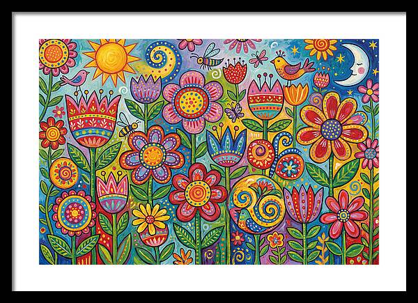 Vibrant Wildflower Garden