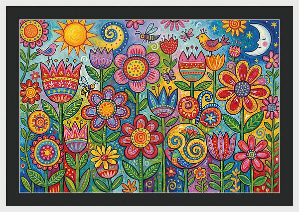 Vibrant Wildflower Garden