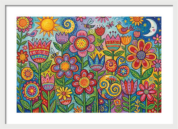 Vibrant Wildflower Garden