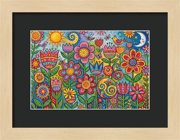 Vibrant Wildflower Garden