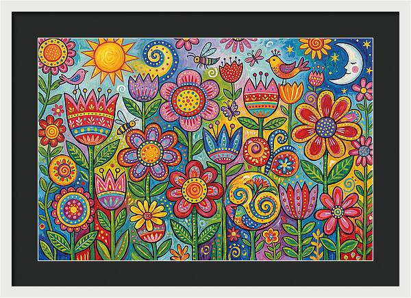 Vibrant Wildflower Garden