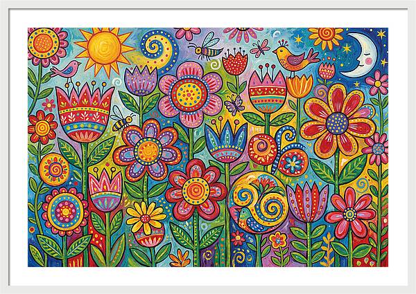 Vibrant Wildflower Garden