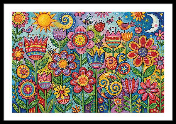 Vibrant Wildflower Garden
