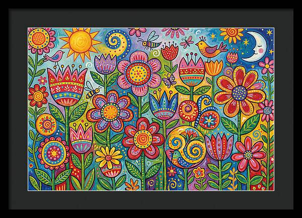 Vibrant Wildflower Garden