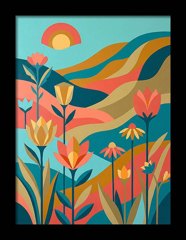 Vibrant Wildflower Landscape