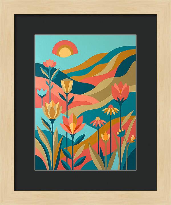 Vibrant Wildflower Landscape
