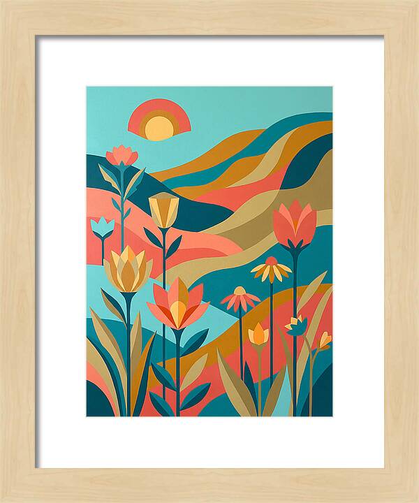 Vibrant Wildflower Landscape