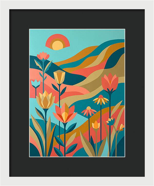 Vibrant Wildflower Landscape