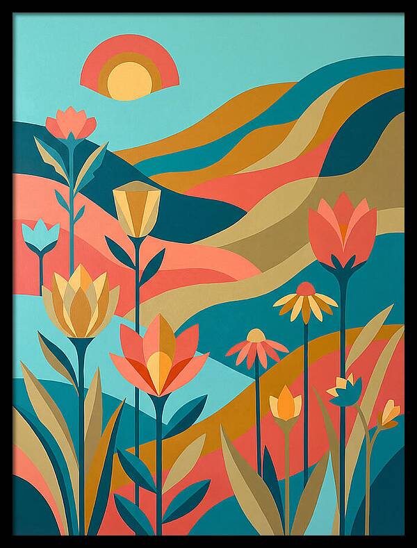 Vibrant Wildflower Landscape