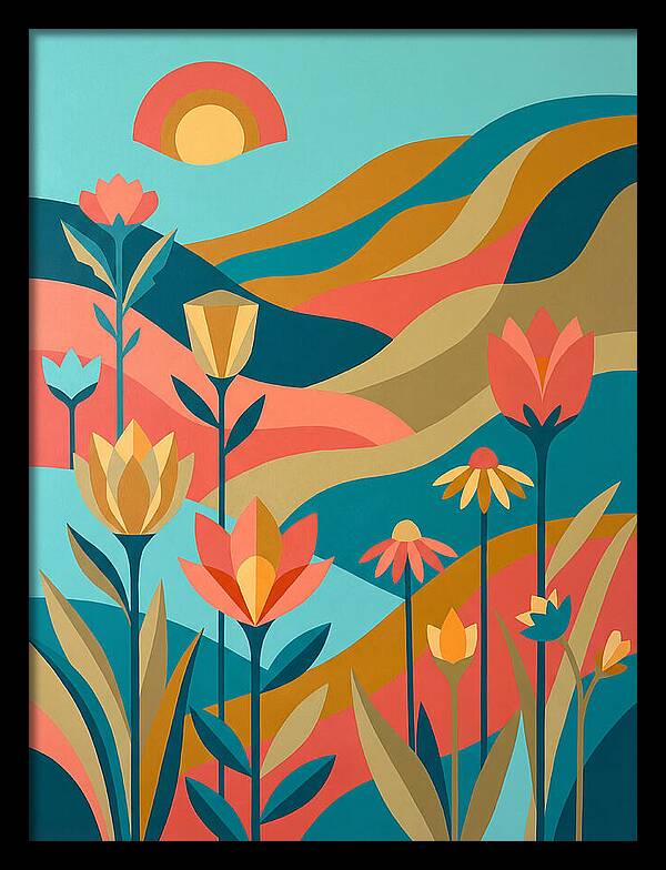 Vibrant Wildflower Landscape