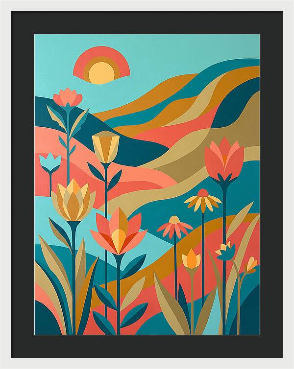 Vibrant Wildflower Landscape