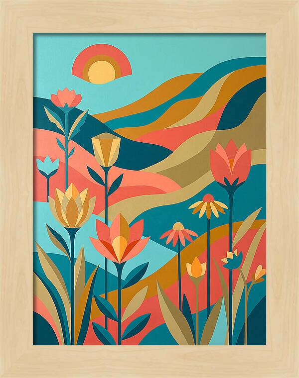 Vibrant Wildflower Landscape