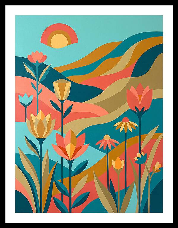 Vibrant Wildflower Landscape