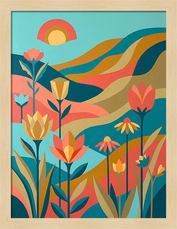 Vibrant Wildflower Landscape