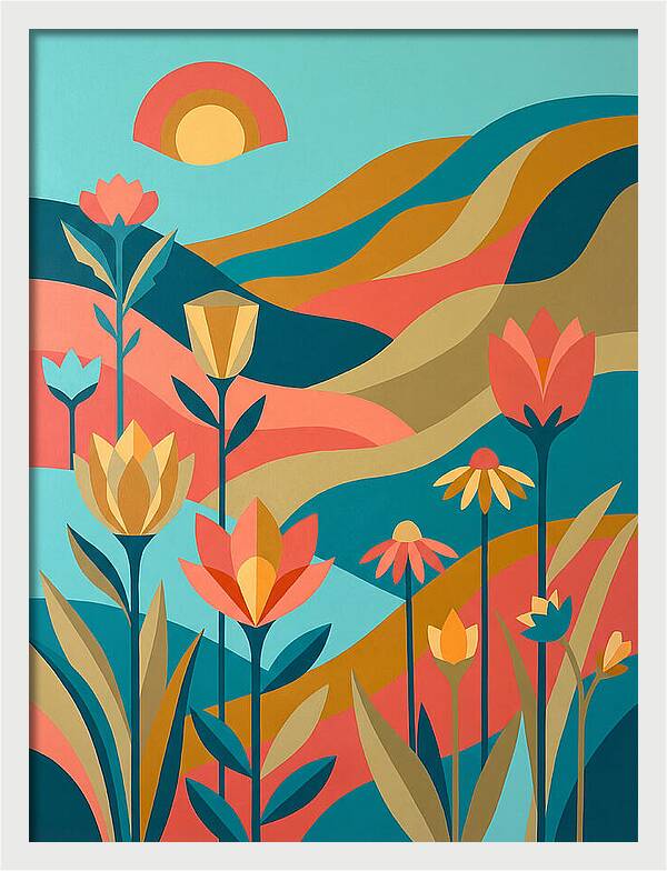 Vibrant Wildflower Landscape