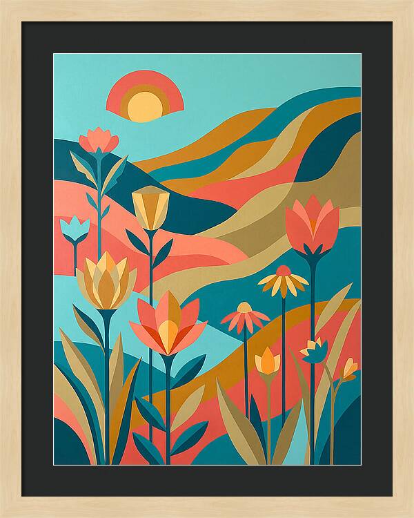Vibrant Wildflower Landscape