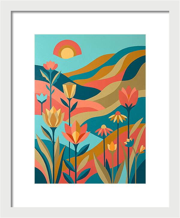 Vibrant Wildflower Landscape