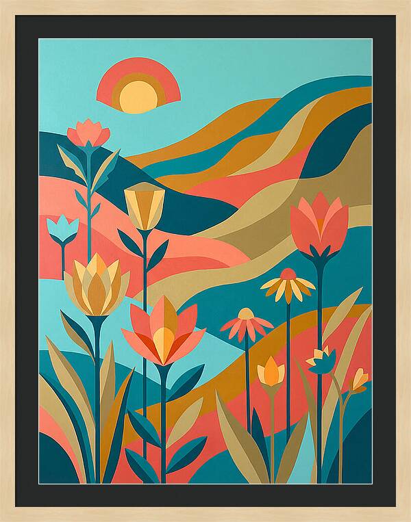 Vibrant Wildflower Landscape