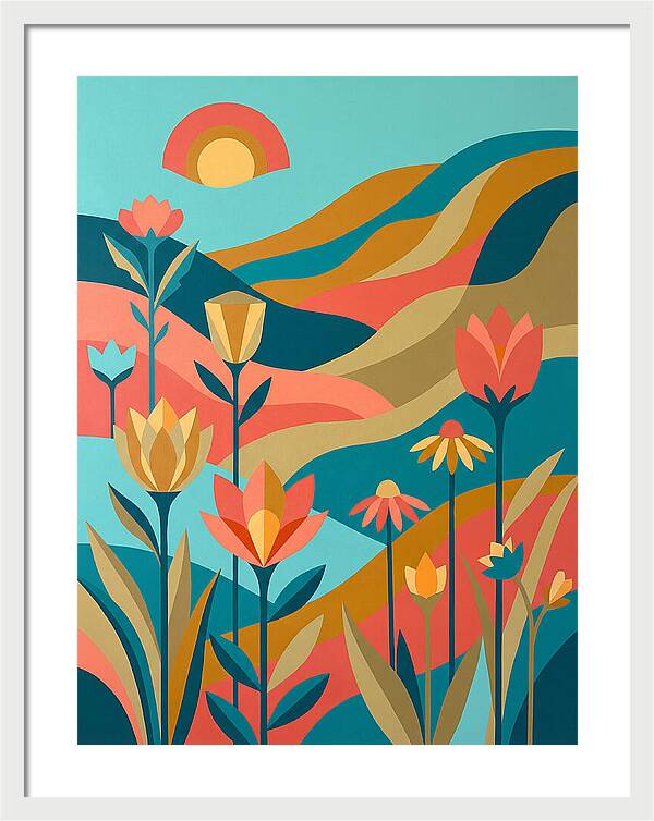 Vibrant Wildflower Landscape