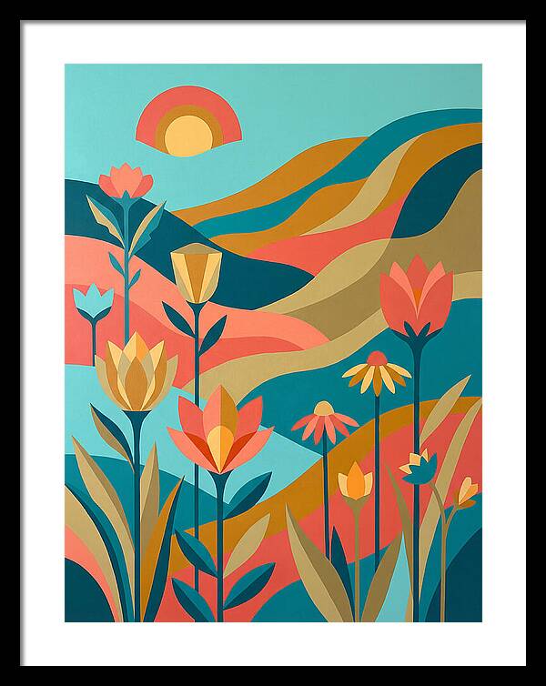 Vibrant Wildflower Landscape
