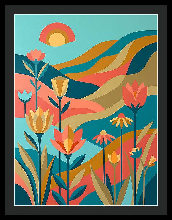 Vibrant Wildflower Landscape