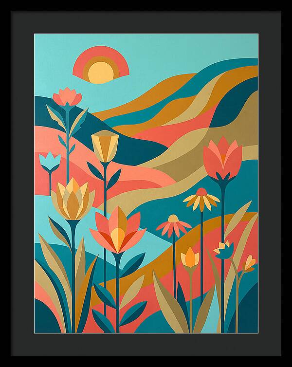 Vibrant Wildflower Landscape