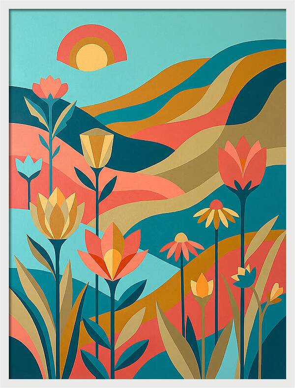 Vibrant Wildflower Landscape