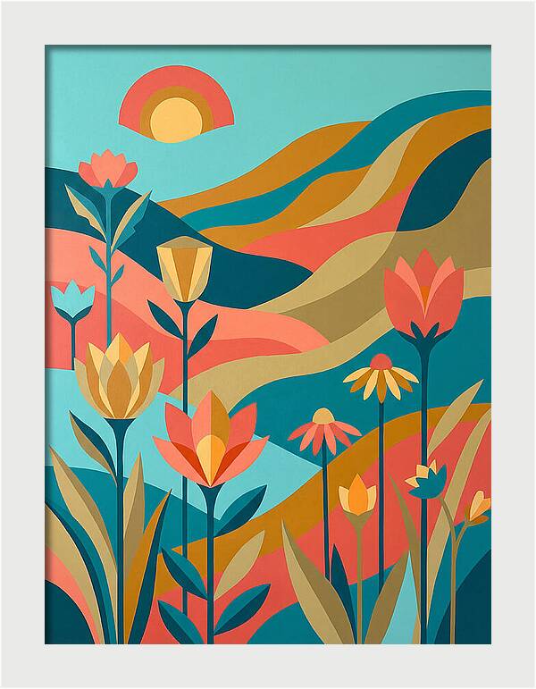 Vibrant Wildflower Landscape