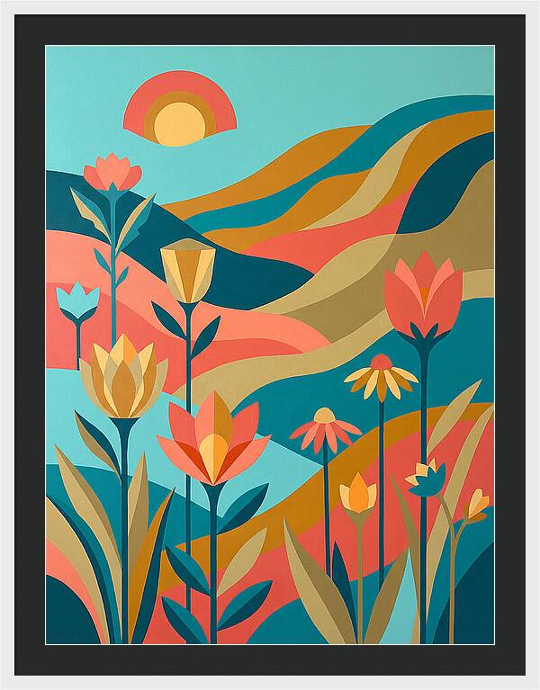 Vibrant Wildflower Landscape