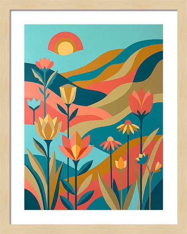 Vibrant Wildflower Landscape