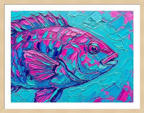 Vibrant Wrasse In Bold Colors