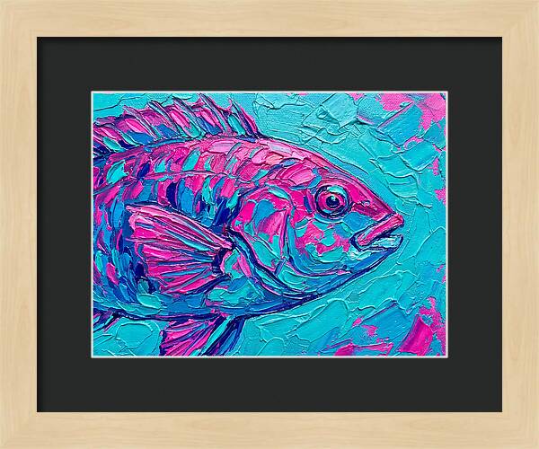 Vibrant Wrasse In Bold Colors