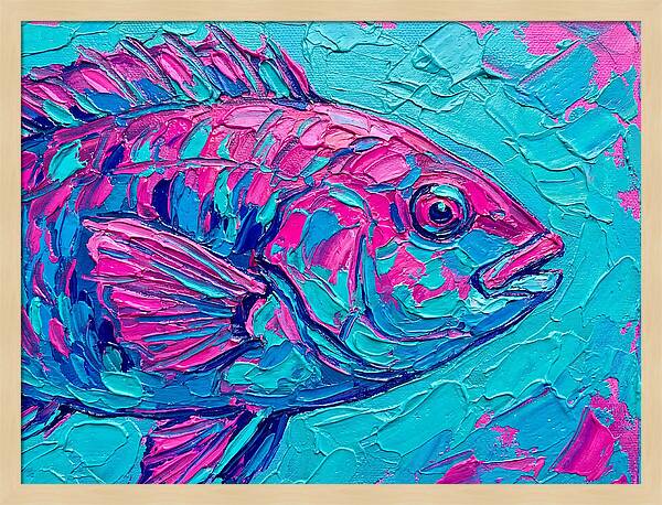 Vibrant Wrasse In Bold Colors